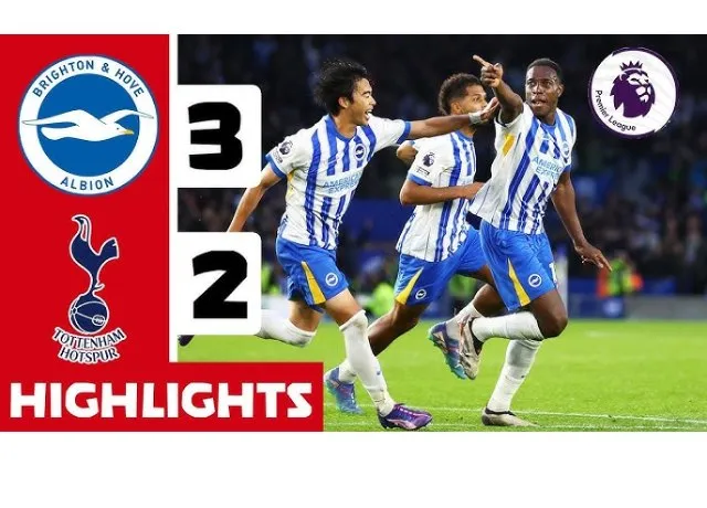 Brighton có màn lội ngược dòng đỉnh cao trước gà trống Tottenham